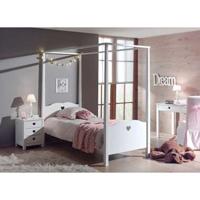 Vipack hemelbed Amori met nachtkastje - wit - Leen Bakker - thumbnail