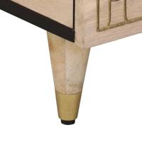 Salontafel 80x50x40 cm massief mangohout - thumbnail