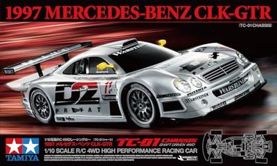 Tamiya 1:10 RC auto Elektro Straatmodel MB CLK-GT-R 1997 4WD Bouwpakket TC-01