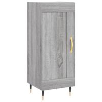 Dressoir 34,5x34x90 cm bewerkt hout grijs sonoma eikenkleurig - thumbnail
