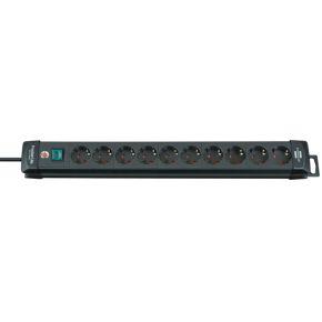 Brennenstuhl Premium-Line stekkerdoos 10-voudig zwart 3m H05VV-F 3G1,5 - 1951100100