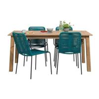 Le Sud tuinset Metz Nancy - turquoise/antraciet - 5-delig - thumbnail