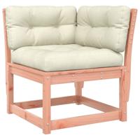 7-delige Loungeset met kussens massief douglashout - thumbnail