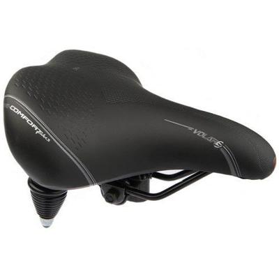 Selle Bassano Zadel volare xxl dubbelveer - zwart Selle Bassano Zadel volare xxl dubbelveer - zwart