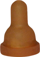 Lambar speen geel/bruin kort model - thumbnail