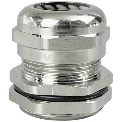 TRU COMPONENTS TC-10302844 Wartel M30 Messing (vernikkeld) Metaal 1 stuk(s)