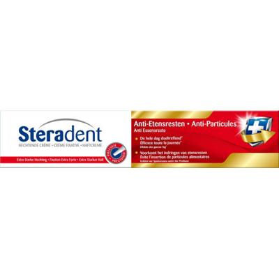 Steradent Steradent Hechtcrème Anti Etensresten - 75 gram
