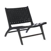 Kave Home Calixta fauteuil Zwart - thumbnail