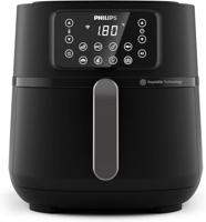 Philips HD9285/90 Airfryer XXL Connected 1.4L 1400W Zwart/Zilver - thumbnail