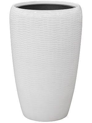 Amfi grote bloempot binnen Snake 43x43x68 cm wit