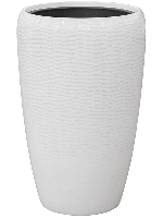 Amfi grote bloempot binnen Snake 43x43x68 cm wit - thumbnail