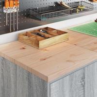 Garagekast 40x51x85 cm massief grenenhout grijs sonoma - thumbnail