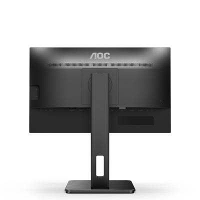 AOC 22P2DU FHD-monitor, 22 inch, in hoogte verstelbaar (1920x1080, 75 Hz, VGA, DVI, HDMI, USB-hub) zwart