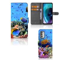 Motorola Moto G51 5G | Telefoonhoesje | Met pasjeshouder | Vissen - thumbnail