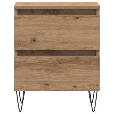 Nachtkastje 2 pcs artisanaal eikenkleurig 40 x 35 x 50 cm