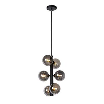 Lucide TYCHO - Hanglamp - Ø 25,5 cm - 6xG9 - Zwart