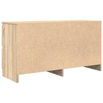 Tv-meubel 100x35x54 cm bewerkt hout sonoma eikenkleurig Tv-meubel 100x35x54 cm bewerkt hout sonoma eikenkleurig