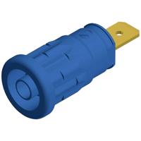 SKS Hirschmann SEP 2620 F6,3 Veiligheids-labconnector, female Bus, inbouw verticaal Stift-Ø: 4 mm Blauw 1 stuk(s) - thumbnail