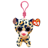 Ty Beanie boo's clip livvie leopard, 7cm - thumbnail