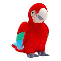 Keeleco Knuffel Rode Ara 30 cm - thumbnail