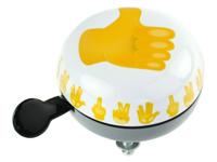 Widek ding dong bel groot duim emoticons op kaart - thumbnail