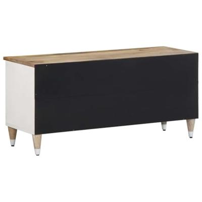 Tv-meubel 100x33,5x46 cm massief mangohout