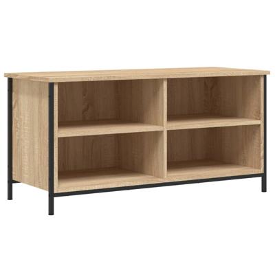 Tv-meubel 100x40x50 cm bewerkt hout sonoma eikenkleurig