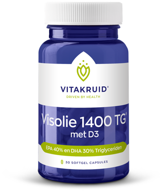Visolie 1400 TG Triglyceriden met D3 30 Softgels