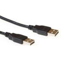 ACT SB2530 2.0 USB-A Male/USB-A Male | Zwart | 3 meter - thumbnail