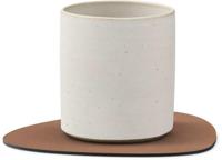 LIND DNA - Glass Mat Curve - Onderzetter 10cm Nupo Old Rose - thumbnail