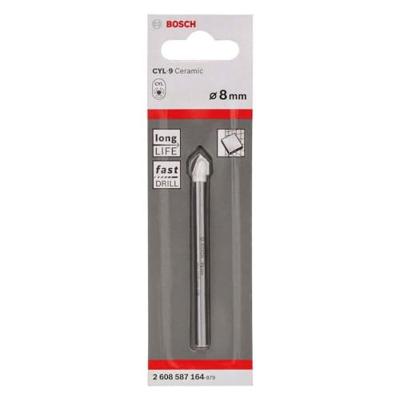 Bosch Accessories Expert for Ceramic 2608587164 Glas- en keramiekboren 8 mm Gezamenlijke lengte 80 mm Cilinderschacht 1 stuk(s) Bosch Accessories Expert for Ceramic 2608587164 Glas- en keramiekboren 8 mm Gezamenlijke lengte 80 mm Cilinderschacht 1 stuk(s)