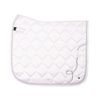 Zadeldek Qhp Fenna, Dressuur paard in wit - thumbnail