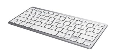 Trust wireless bluetooth keyboard (grijs, us lay-out (qwerty), scissor switches, 85%, bluetooth 4.0)