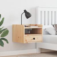 Nachtkastje 2 pcs Bruin 38 x 36 x 29,5 cm Massief grenenhout - thumbnail