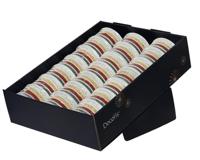 Cadeaulint decoris rol met 4 kleuren assorti | 21 stuks - thumbnail