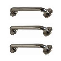 SecuCare wand bad douche grepen set RVS 3 x 450 mm - thumbnail