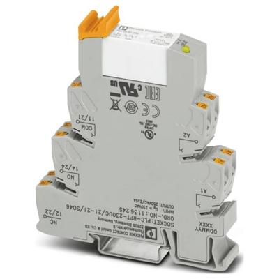 Phoenix Contact PLC-RPT-230UC/21-21/SO46 Relaismodule 2x wisselcontact 10 stuk(s)