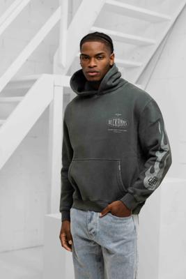 Black Bananas Mono Flame Hoodie Heren Zwart - Maat S - Kleur: Zwart | Soccerfanshop