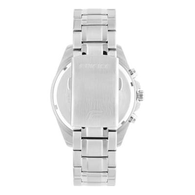 Casio EFR-552D-1AVUEF Horloge Chronograaf (l x b x h) 53 x 47 x 12.3 mm Zilver Materiaal (behuizing): RVS Materiaal (armband): RVS