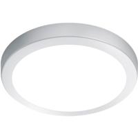 Led Plafondlamp - Plafondverlichting - Trion Sonta - 24w - Warm Wit 3000k - Dimbaar - Rond - Mat Wit - Aluminium - thumbnail