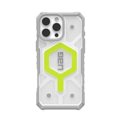 Urban Armor Gear Pathfinder MagSafe Case Bundle Backcover Apple iPhone 16 Pro Max Neon, Transparant, Zwart MagSafe compatible - thumbnail