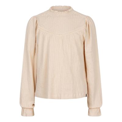 T-shirt LS Lace Sandshell