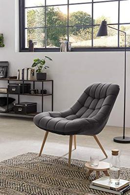 Artistiq Fauteuil 'Jurre' Velvet, kleur Grijs Artistiq Fauteuil 'Jurre' Velvet, kleur Grijs