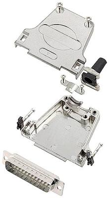 encitech DTZF25-DMP-W-K 6355-8045-03 D-sub male connectorset 180 ° Aantal polen: 25 Soldeerkelk 1 stuk(s)