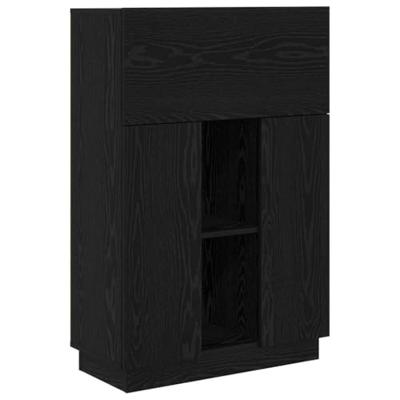 Bureau Zwart Eiken 71,5 x 31,5 x 106,5 cm Bewerkt hout