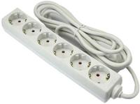 Enzo entac tcd ra 6-voudig 3meter snoer wit 6872621 - thumbnail