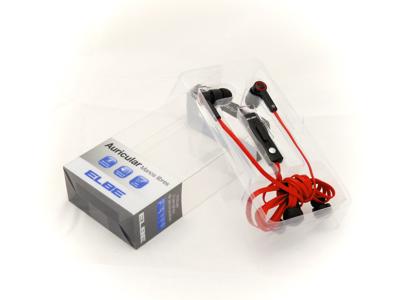 Hoofdtelefoon met microfoon ELBE AUR10MIC Rood Hoofdtelefoon met microfoon ELBE AUR10MIC Rood