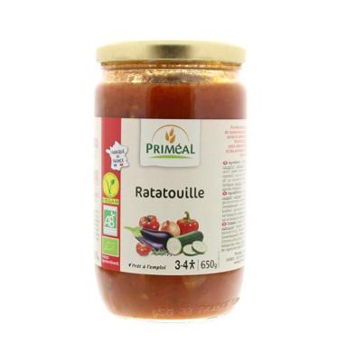 Primeal Groentemix ratatouille bio 650 Gram Primeal Groentemix ratatouille bio 650 Gram