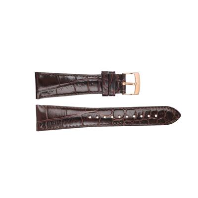 Horlogeband Armani AR0293 Croco leder Bruin 22mm