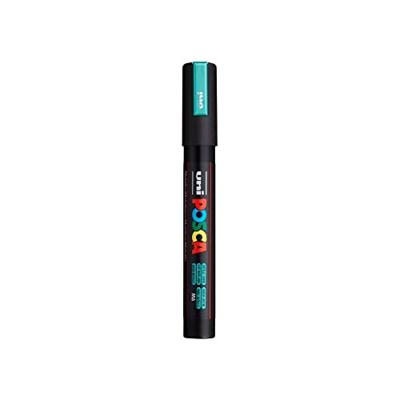 Uni-Posca Posca marker, afm pc-5m, lijndikte 2,5 mm, medium, groen metallic, 1 stuk